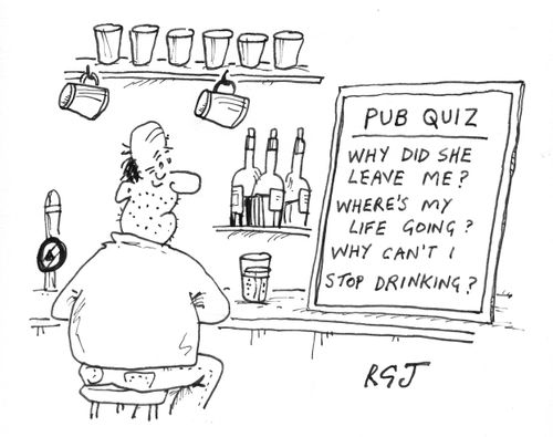 Realistic pub quiz.
