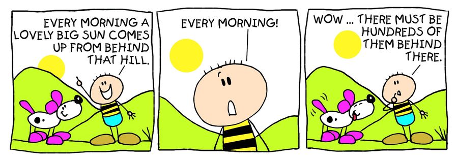 Billy strip: hundreds of suns.