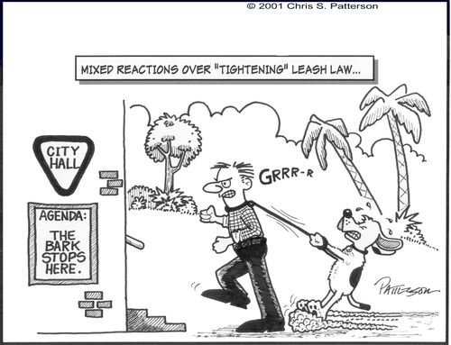 New US laws for ferocious dogs.