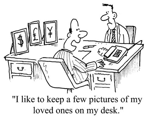 "I like to keep a few pictures of my loved ones on my desk"