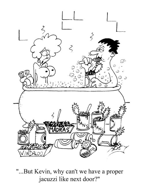"But Kevin, why can't we have a proper jacuzzi like next door?"