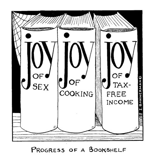 'Progress of a bookshelf'
