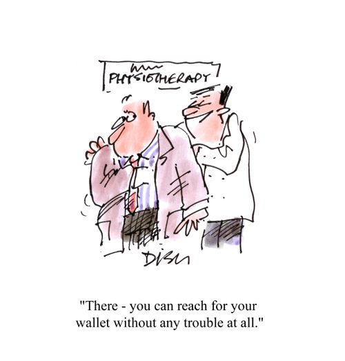 'There - you can reach for wallet without any trouble at all.'