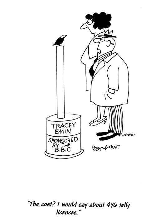 'The cost? I would say about 496 telly licences.'