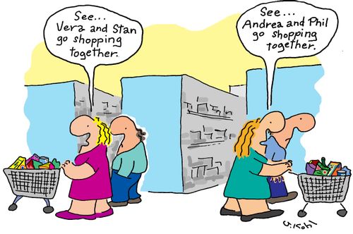 Going Shopping Together.
