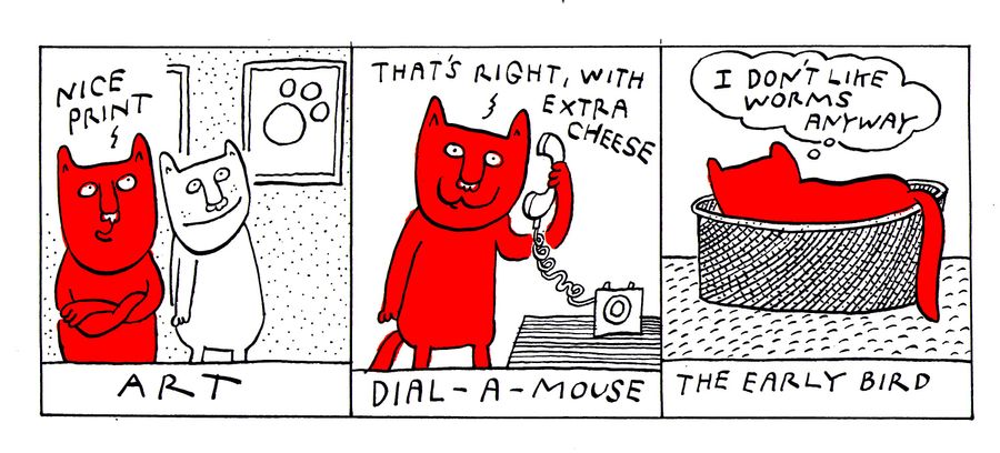 The Red Cat: Art/Dial a Mouse/The Early Bird.