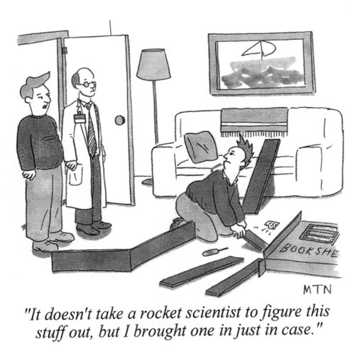 "It doesn't take a rocket scientist to figure this stuff out, but..."