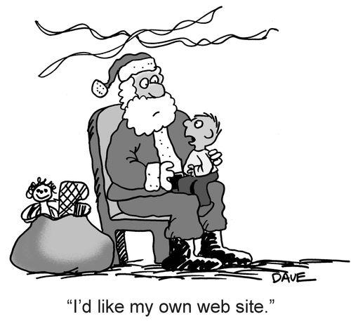 'I'd like my own web site.'