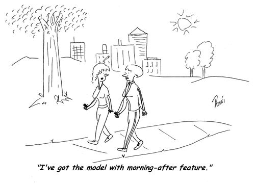 'I've got the model with morning-after feature.'