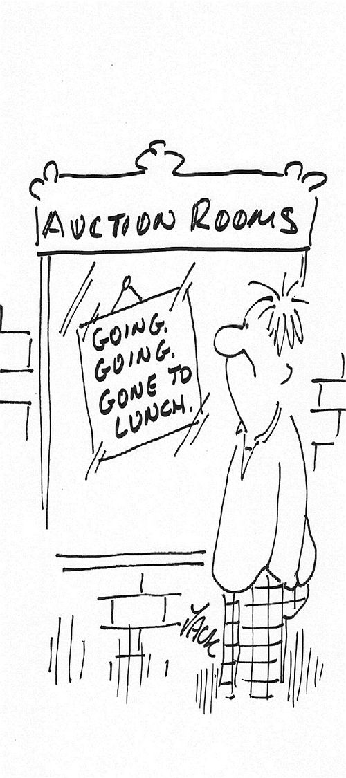 Going, Going, Gone to Lunch.