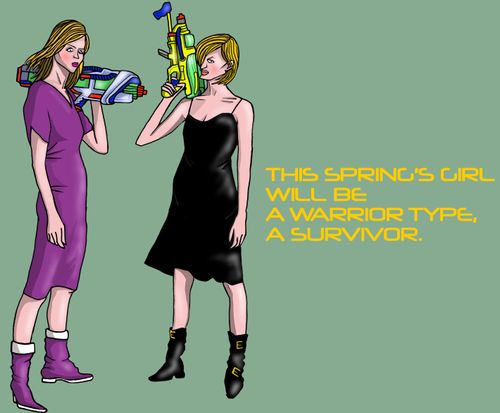 This Spring's Girl will be a warrior type, a survivor.