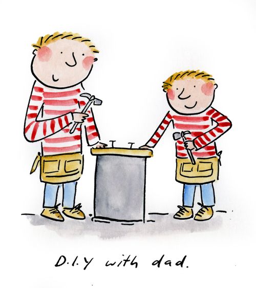 D.I.Y with dad.