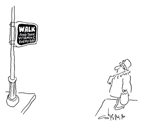 Walk and take Vitamin C Every Day