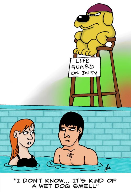 'I don't know... it's kind of a wet dog smell.'