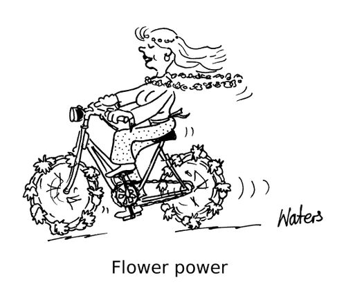 Flower power.