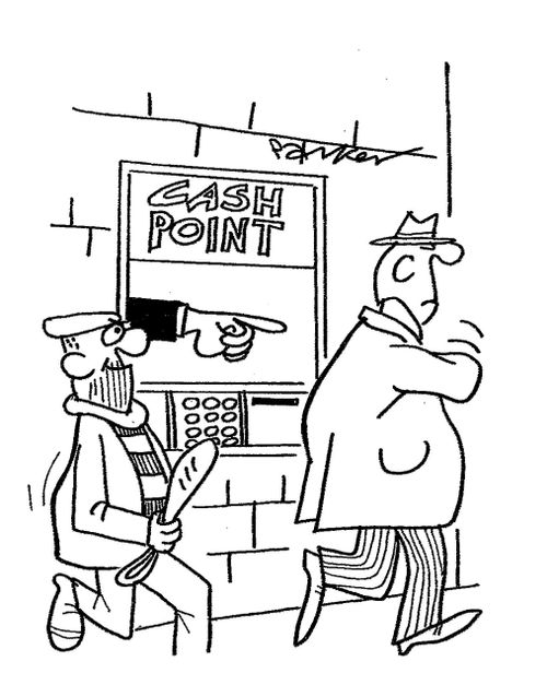 Cash point.