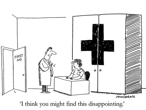 'I think you might find this disappointing.'