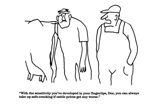 'With the sensitivity you've developed in your fingertips...