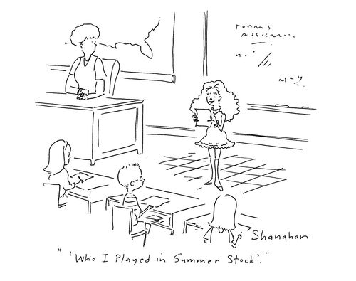 'Who I played in Summer Stock.'