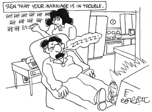 Sign your marriage is in trouble.