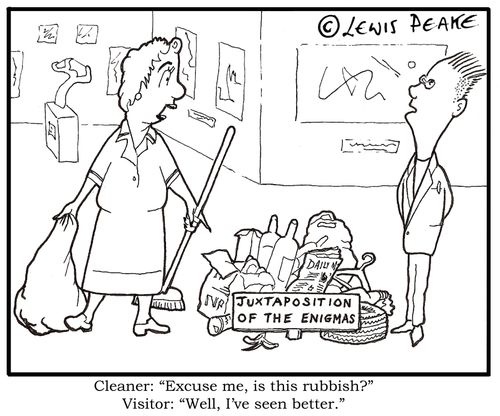 "Is this rubbish?"  "I've seen better."