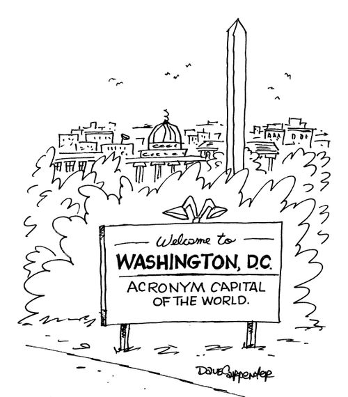 Washington D.C., Acronym Capital of the World