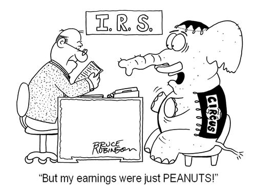 'But my earnings were just PEANUTS!'
