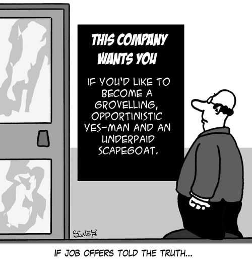 If Job offers told the truth...
