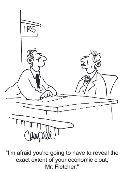 'I'm afraid you're going to have to reveal the exact extent of your economic clout, Mr. Fletcher.'