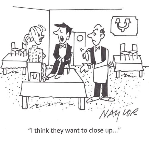 'I think they want to close up...'