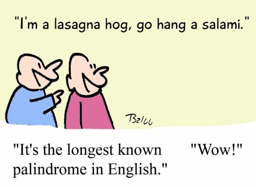 'It's the longest known palindrome in English.'
