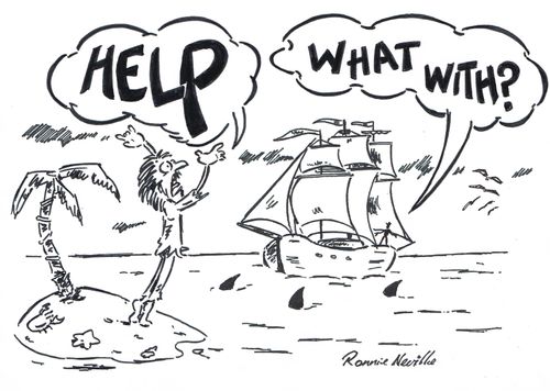 'Help.'