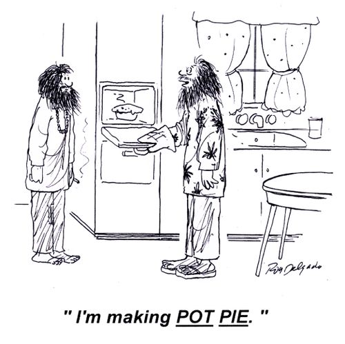 'I'm making pot pie.'