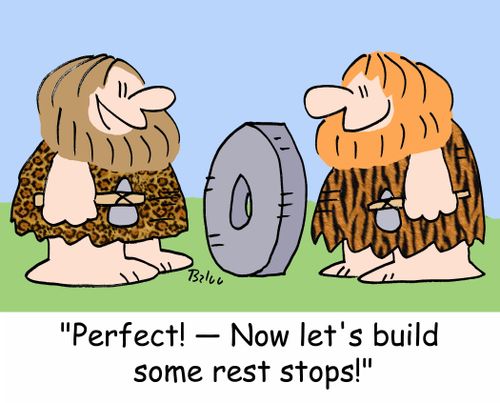 'Perfect! -- Now let's build some rest stops!'