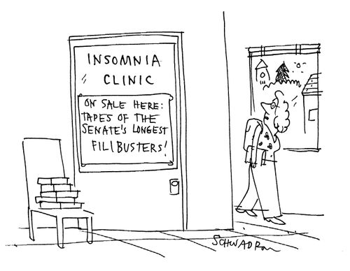 Insomnia Clinic - On sale here: Tapes of the Senate's longest filibusters!