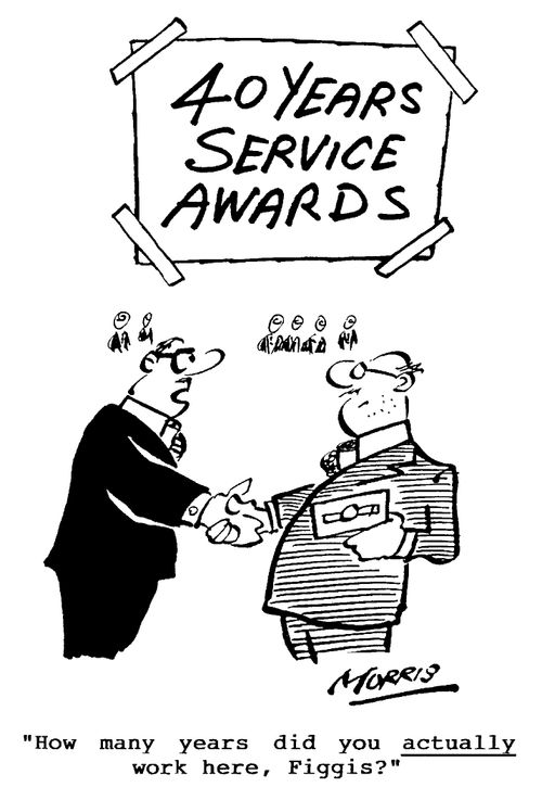 40 Years Service Awards - How many years did you ACTUALLY work here?