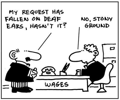 My request has fallen on deaf ears, hasn't it?