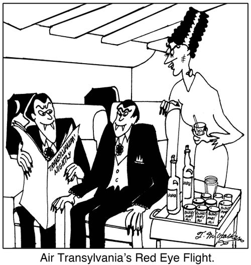 Air Transylvania's Red Eye Flight.
