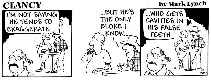 Clancy: Exaggerating