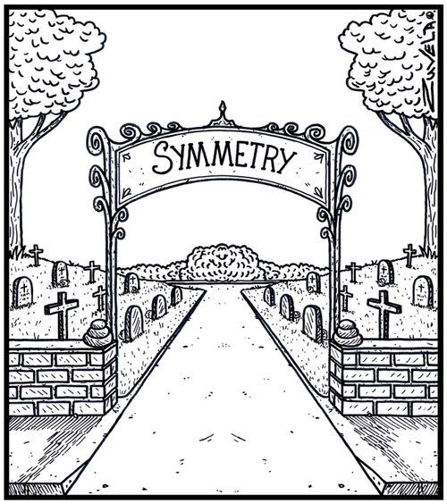 A Cemetery in Symmetry form