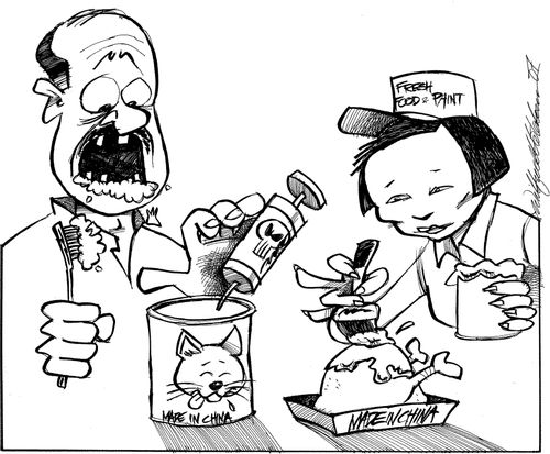 Chinese goods and toxicity.