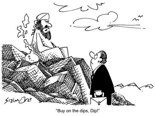 'Buy on the dips, Dip!'