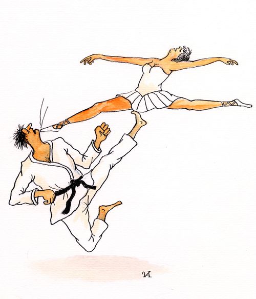 Ballerina Vs. Martial Artist