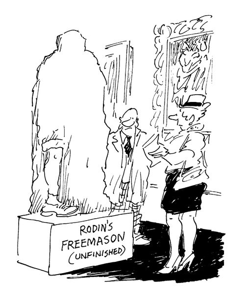 Rodin's Freemason (unfinished)