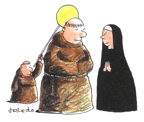 Holy monk.