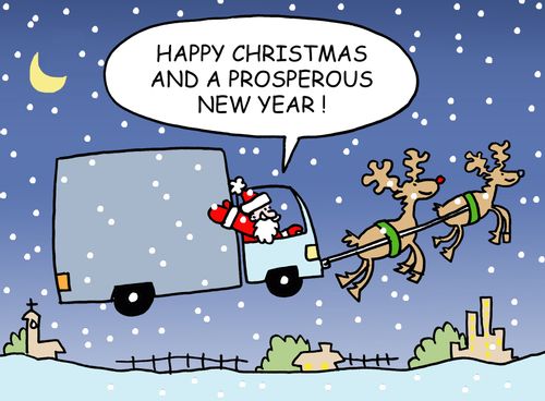 "Happy Christmas and a prospersous New Year!"