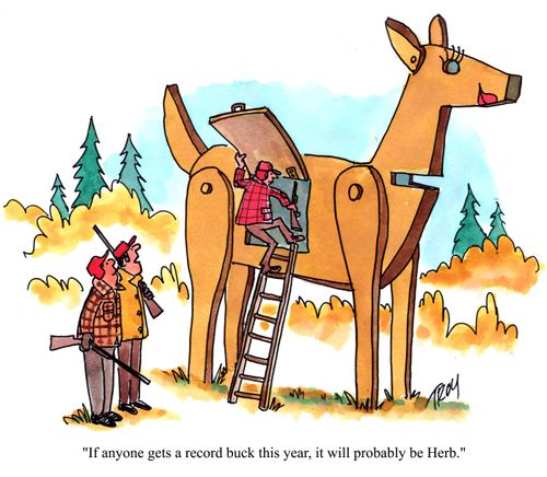 'If anyone gets a record buck this year, it will probably be Herb.'