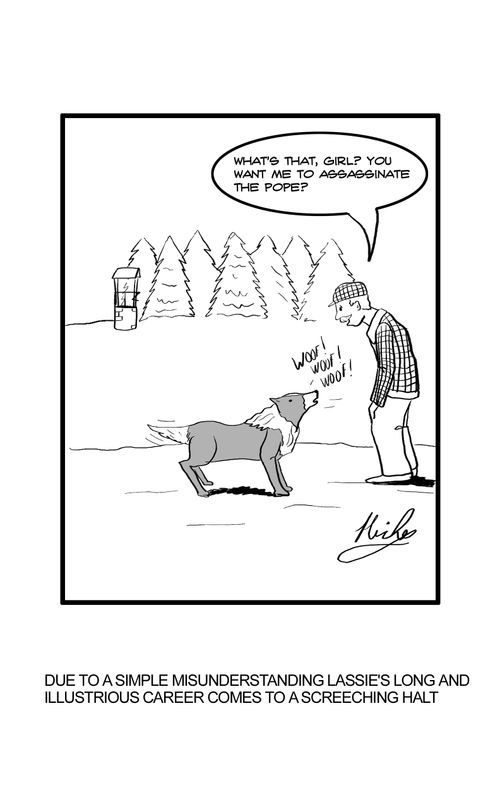 Lassie's career comes to a screeching halt.