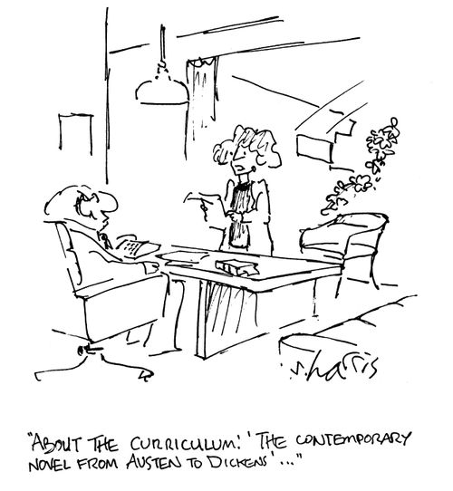 About the curriculum. The contemporary novel from Austen to Dickens...