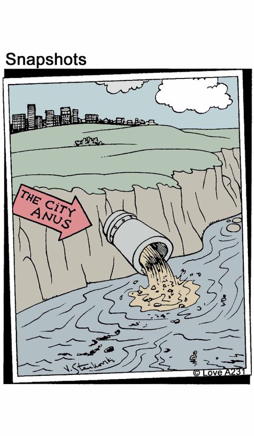 The City Anus.
